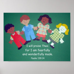 Psalm 139:14 poster