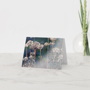 Psalm 139:16 Sunbeam Encouragement Card Blank