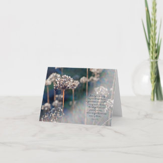 Psalm 139:16 Sunbeam Encouragement Card Blank