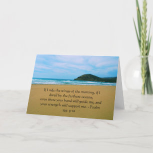 Psalm 139: 9-10 BEAUTIFUL BIBLICAL QUOTATION Card
