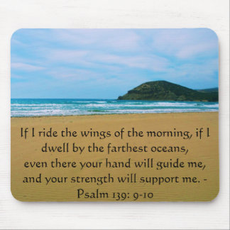 Psalm 139: 9-10 BEAUTIFUL BIBLICAL QUOTATION Mouse Mat