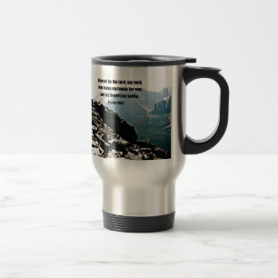 Psalm 144:1 Blessed be the Lord... Travel Mug