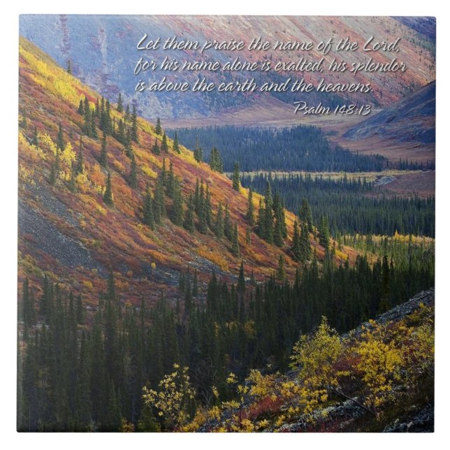 Psalm 148:13 Tiles (Front)