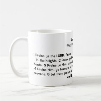 Psalm 148:1-5 coffee mug