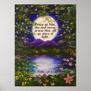 Psalm 148:3  poster