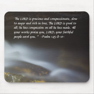 Psalm 148:8-10 Silky Water Mousepad