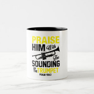 Psalm 150 Trumpet Praise Him Coffee Mug