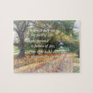 Psalm 16:11 Thou wilt shew me the path Jigsaw Puzzle