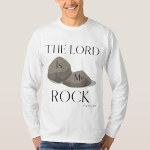 Psalm 18:2 Bible Scripture Quote Men's Long Sleeve T-Shirt