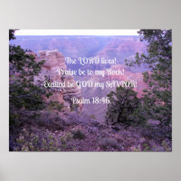 Psalm 18:46 The Lord lives! Praise be to my Rock!