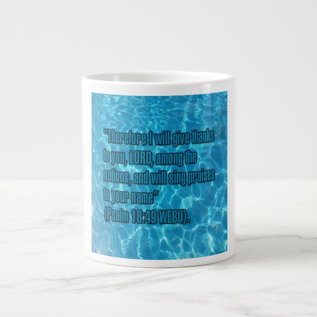 Psalm 18:49 WEBU Mug (Front)