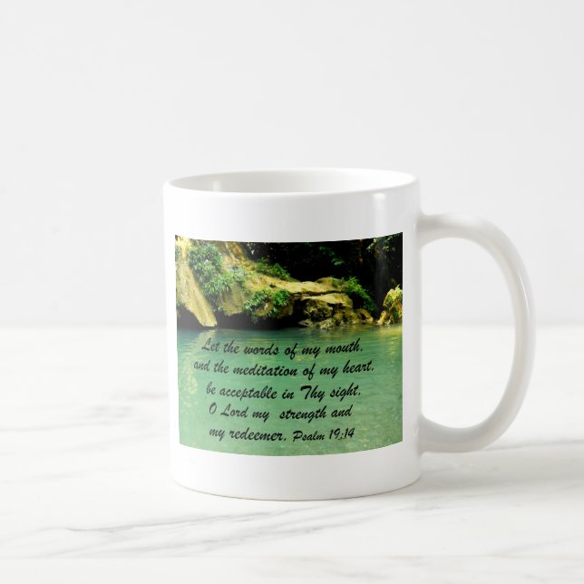 Psalm 19:14 coffee mug (Right)