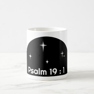 Psalm 19 : 1,  coffee mug