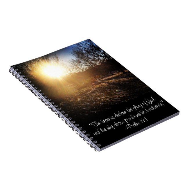 Psalm 19:1 Notebook (Right Side)