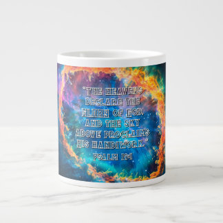 Psalm 19:1 The Heavens Declaring God's Glory Large Coffee Mug