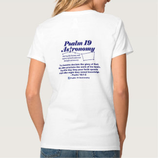Psalm 19 Astronomy Women's V-Neck T-Shirt