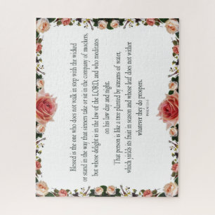 Psalm 1:1-3, Blessed is the one Jigsaw Puzzle