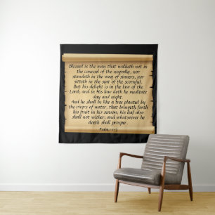 Psalm 1:1-3  tapestry