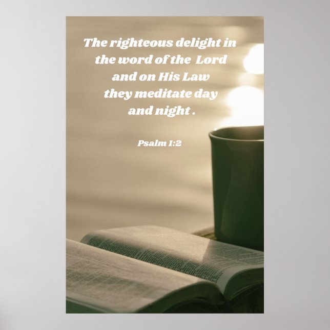 Psalm 1 Bible Study Poster (Front)