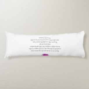 Psalm 1, Flower, Body Cushion
