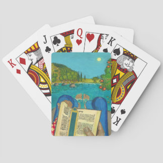 Psalm 1 in Hebrew Bible Jewish Christian Paintings Playing Cards