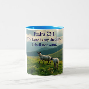 Psalm 23:1 Bible Verse Coffee Mug