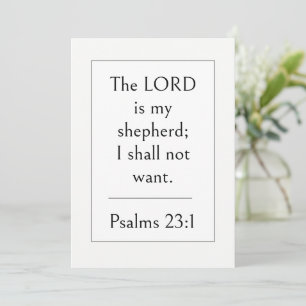 Psalm 23:1 Bible Verse, Encouraging Scripture, Invitation