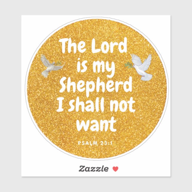 Psalm 23:1-Lord is my Shepherd,I Shall Not Want (Sheet)