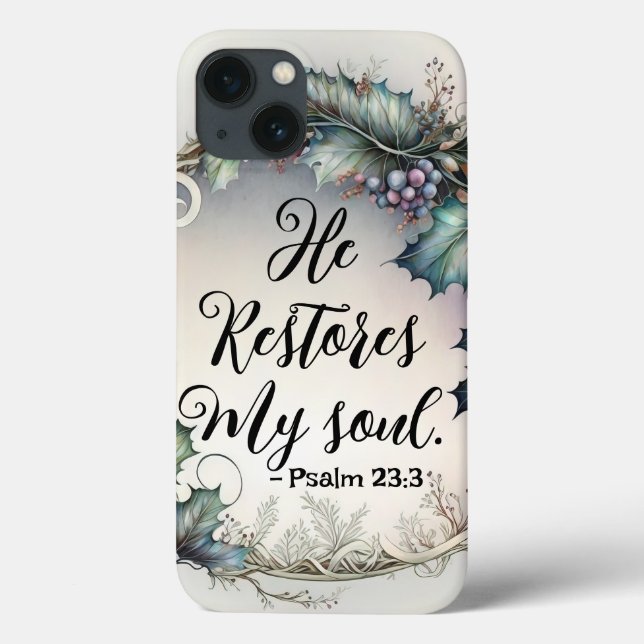 Psalm 23:3   Case-Mate iPhone case (Back)