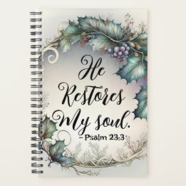 Psalm 23:3 planner