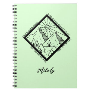 Psalm 23 4 Fear No Evil Christian Bible Verse Notebook