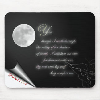 Psalm 23:4 mouse mat