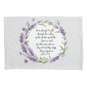 Psalm 23: 4 pillow case