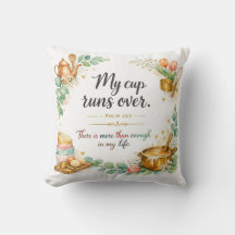 Psalm 23:5 Bible Verse, Messianic Jewish Decor