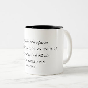 Psalm 23:5 Coffee Mug