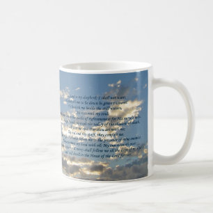 Psalm 23 Beautiful Bible Verse Christian Coffee Mug