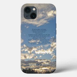 Psalm 23 Beautiful Bible Verse Custom Christian iPhone 13 Case