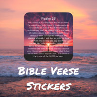 Psalm 23 Bible Sunset Silhouette Tree