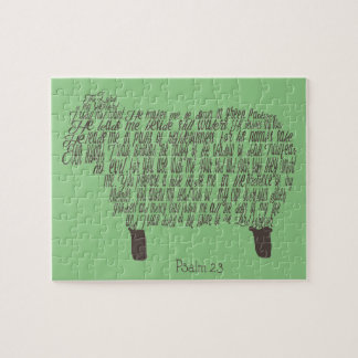 Psalm 23 Bible Verse Jigsaw Puzzle