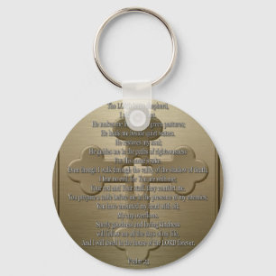 Psalm 23 - Bronze Key Ring