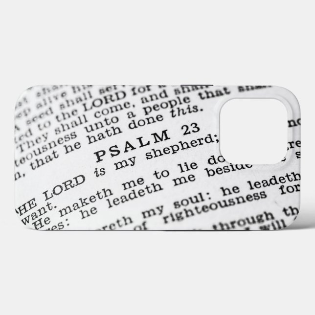 Psalm 23 Case-Mate iPhone case (Back (Horizontal))