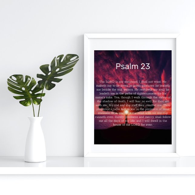 Psalm 23 Inspirational Poster (Creator Uploaded)
