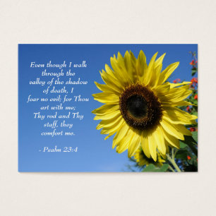 Psalm 23 - Inspirational Quotes - Wallet Card