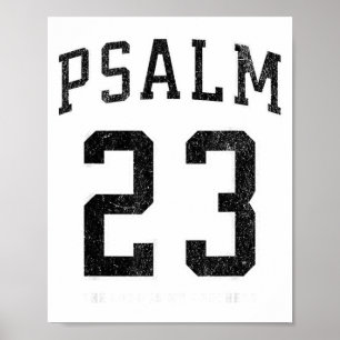 Psalm 23 Jersey  Poster