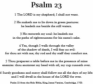 23 Psalm Lord Is My Shepherd Gifts Gift Ideas Zazzle Uk