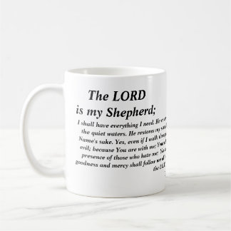 Psalm 23- modern version- Mug