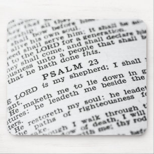 Psalm 23 mouse mat