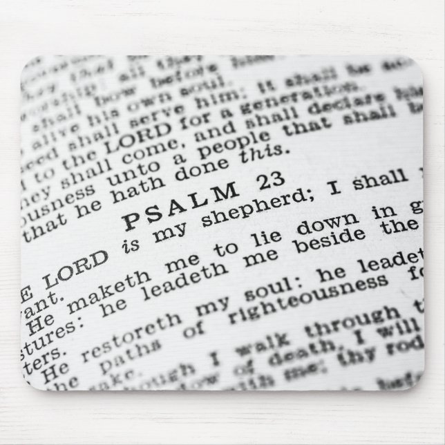 Psalm 23 mouse mat (Front)