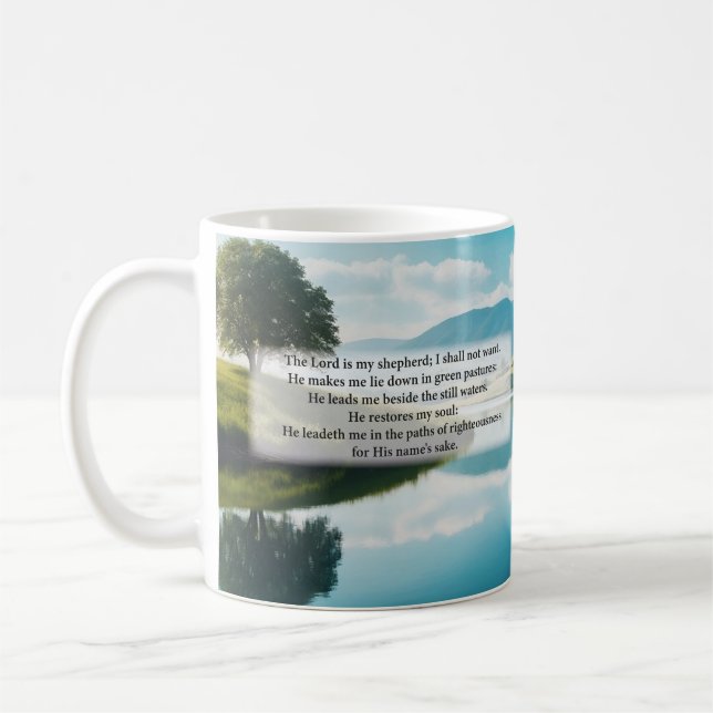 Psalm 23 Mug (Left)
