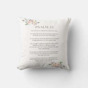 Psalm 23 NKJV The Lord is My Shepherd Cushion